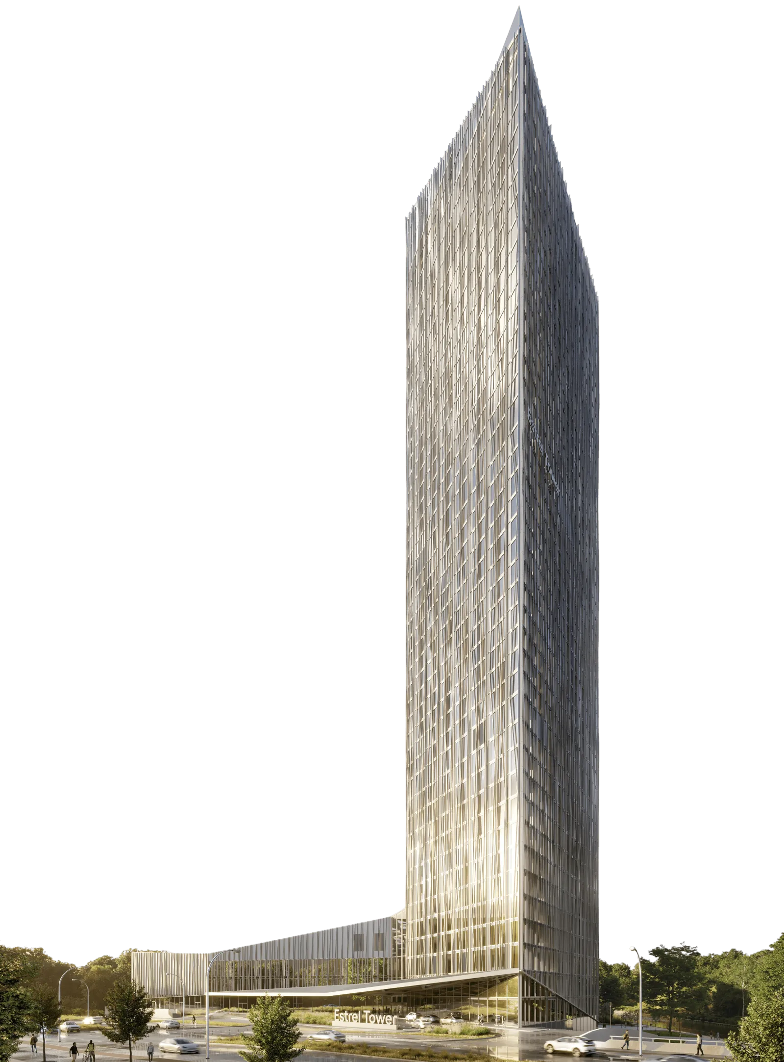 Estrel Tower am Tag